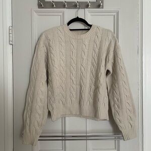 The Group by Babaton Cable Knit Sweater